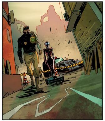 Dibujante de Marvel y guionista chileno adelantan el futuro de Latinoamérica en nuevo cómic policial