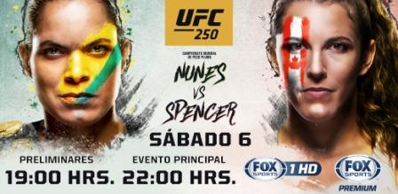 UFC 250: Amanda Nunes vs Felicia Spencer, campeonato mundial de peso pluma
