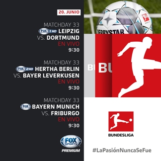Este fin de semana se jugará la fecha #33, -penúltima de la actual temporada de la Bundesliga