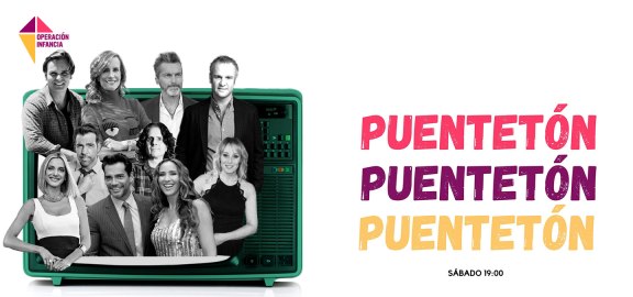 Puentetón: famosos se unen junto a universitarios en cruzada solidaria virtual para apadrina a 400 familias vulnerables.